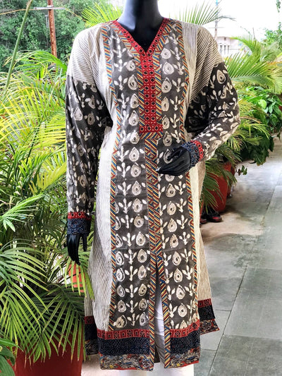 Buy online Dabu Print Kurta Palazzo Set from ethnic wear for Women by  Neshamakurti for ₹1399 at 74% off | 2024 Limeroad.com